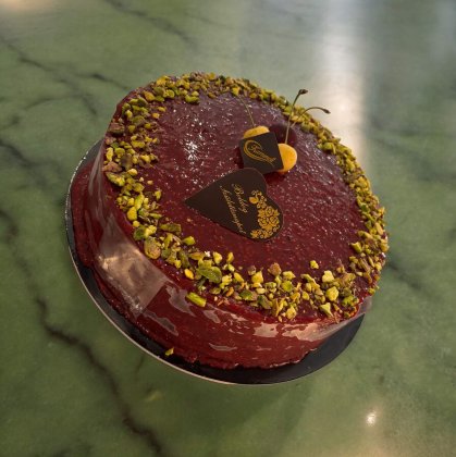 Pisztácia Málna Torta