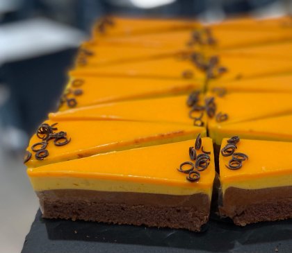 Mangó-Belga Csokoládé Torta