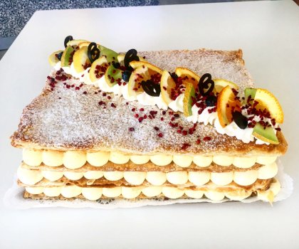 Házi krémes torta