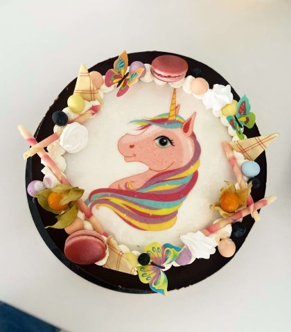 Unikornis Ostyalapos Torta