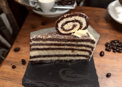 Keksztekercs torta
