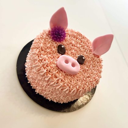 Pezsgőkrémes Malac Torta