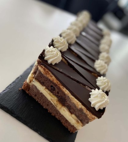 Banános-Csokoládés-Vaníliás Torta