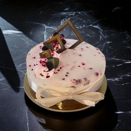 Ribizlis Vaníliás torta